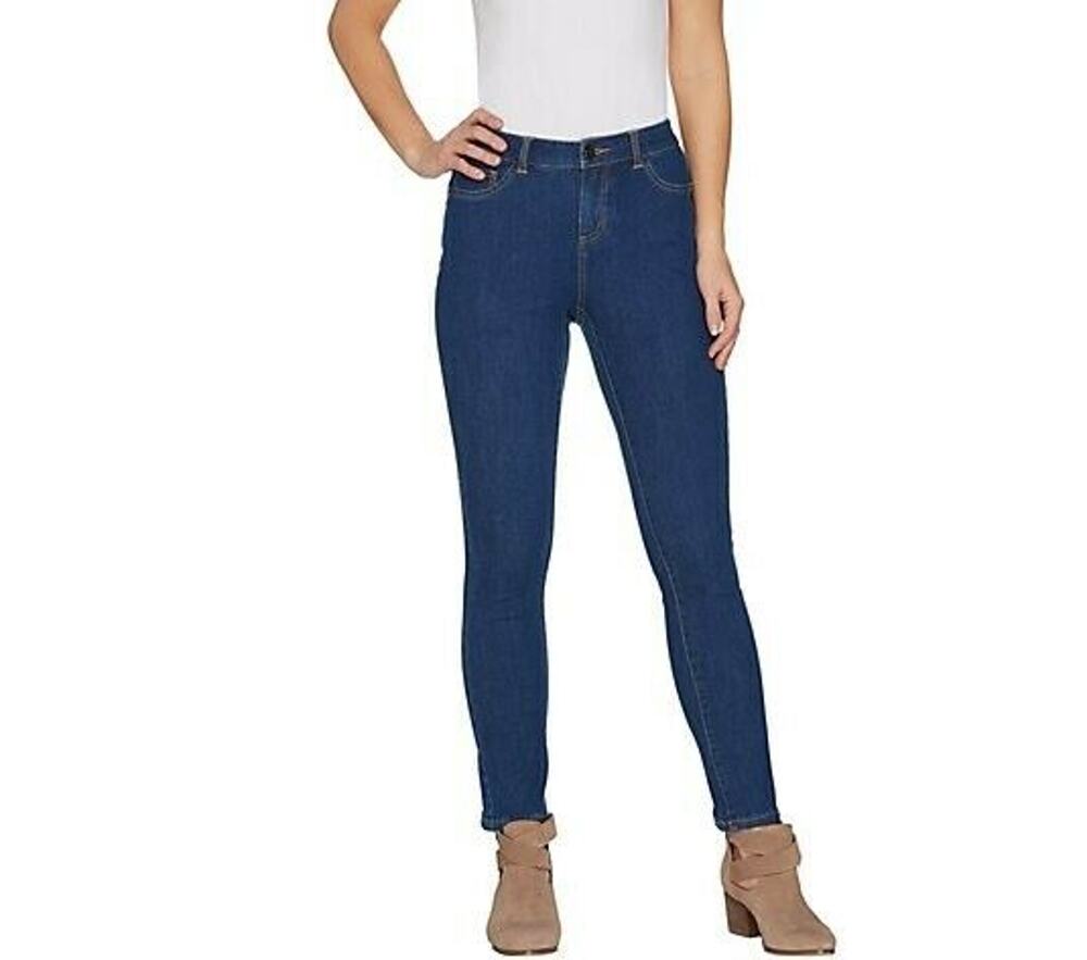 G.I.L.I. Women’s Denim Jeggings Sz 2 Blue Medium Wash Regular Dual Stretch NWOT